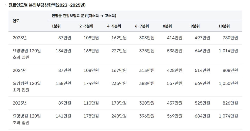 본인부담상한제 환급 신청