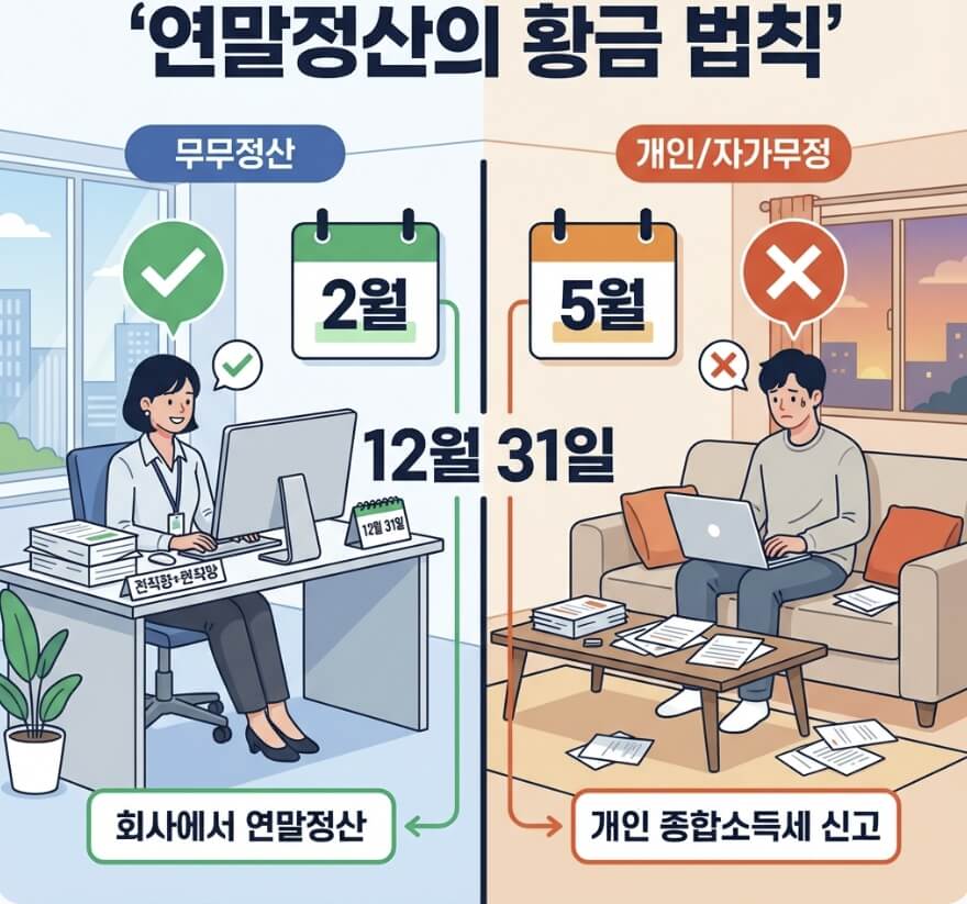 중도입사자 연말정산