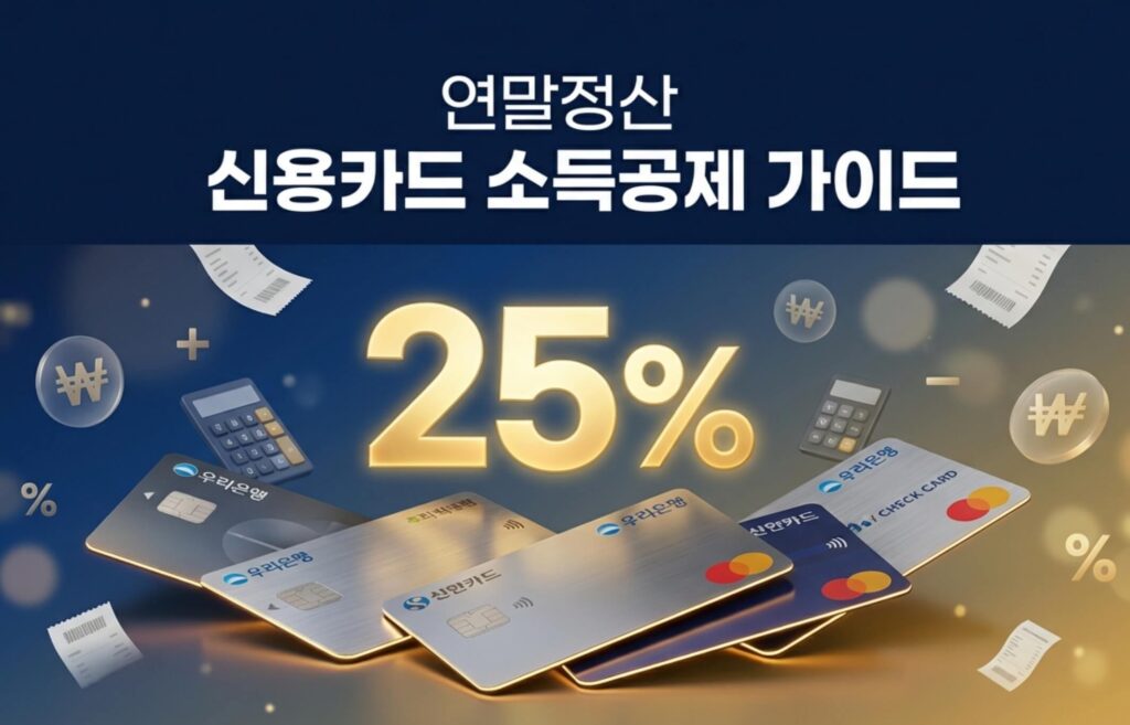 연말정산 신용카드 소득공제