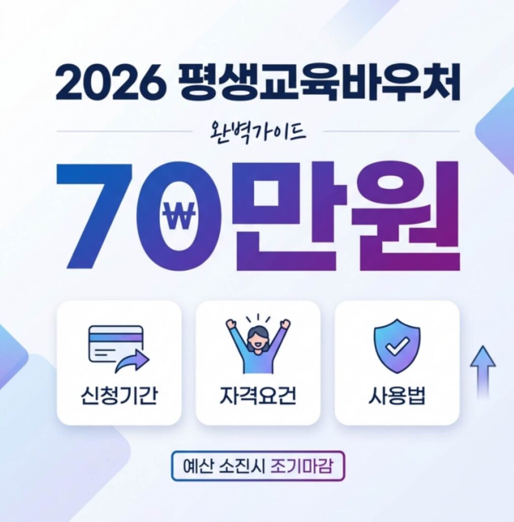 2026 평생교육바우처