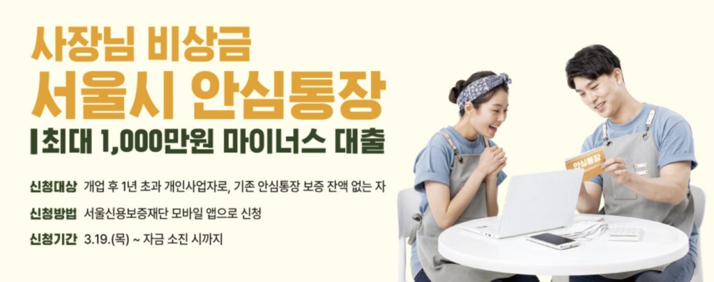 서울시 안심통장 3호
