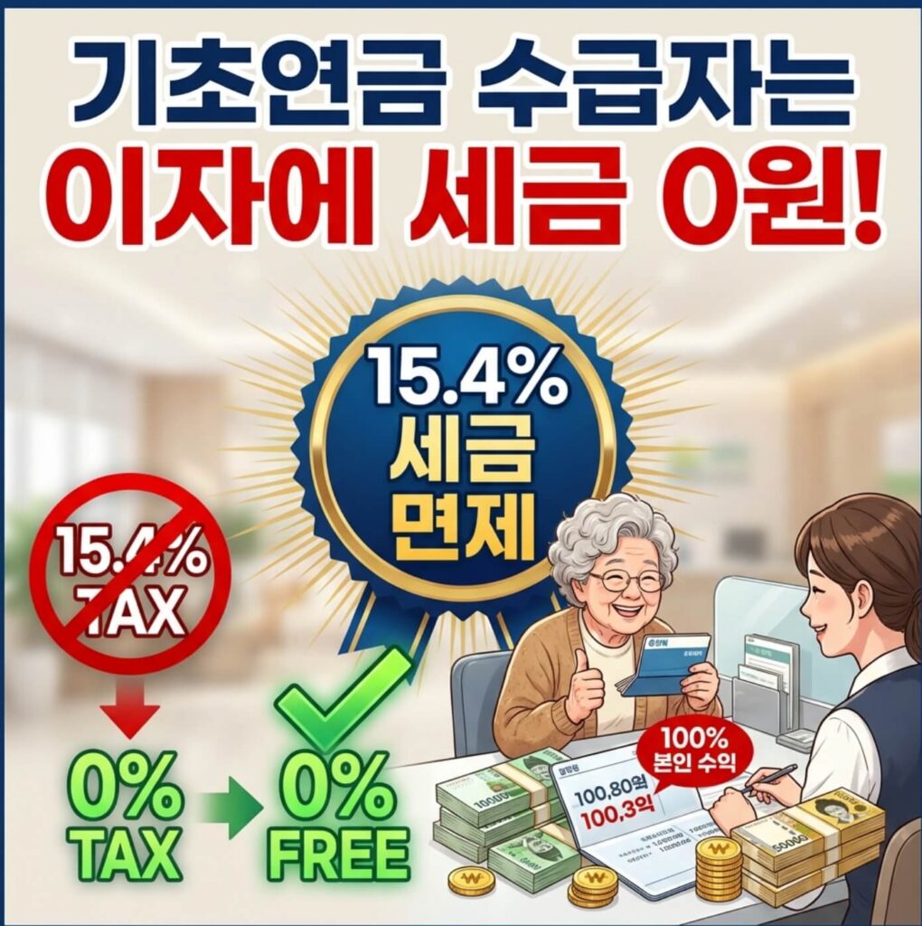 기초연금 수급자 비과세 종합저축