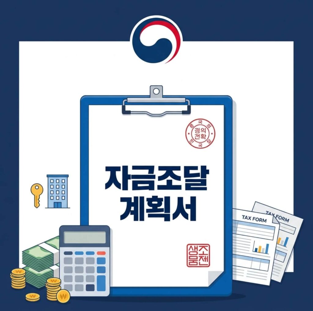 자금조달계획서 작성방법