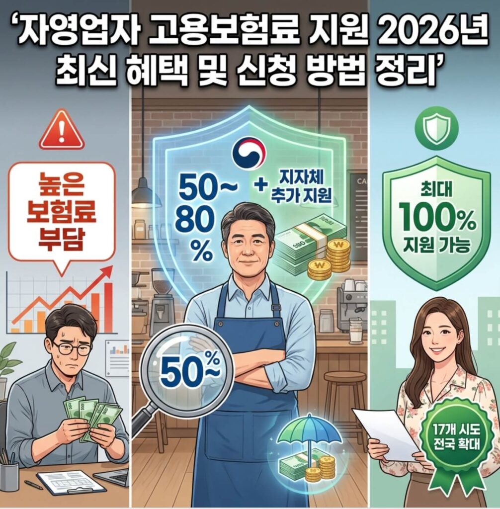 자영업자 고용보험료 지원