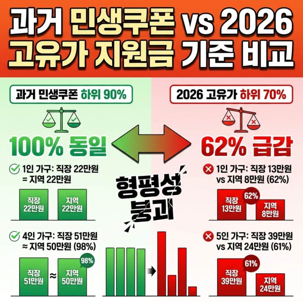 고유가 지원금 지역가입자 기준