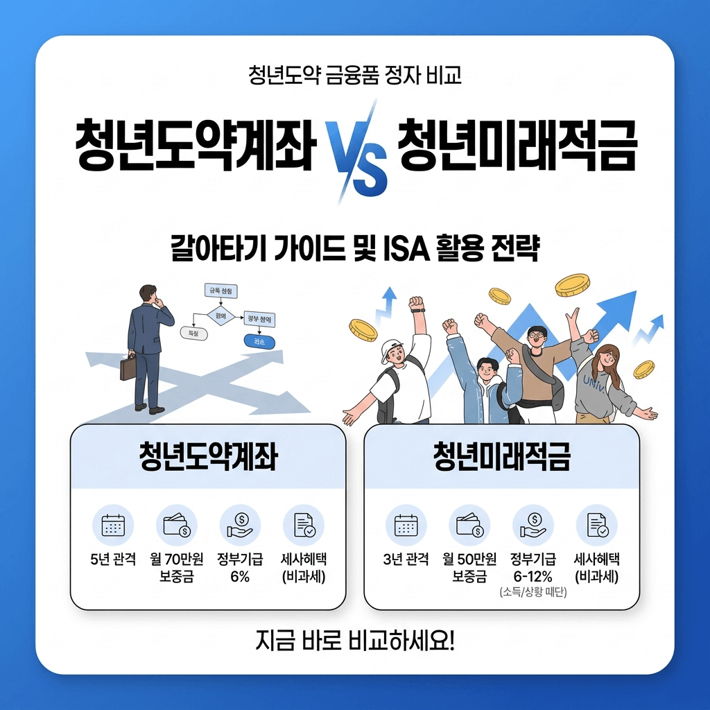 청년도약계좌 청년미래적금 비교