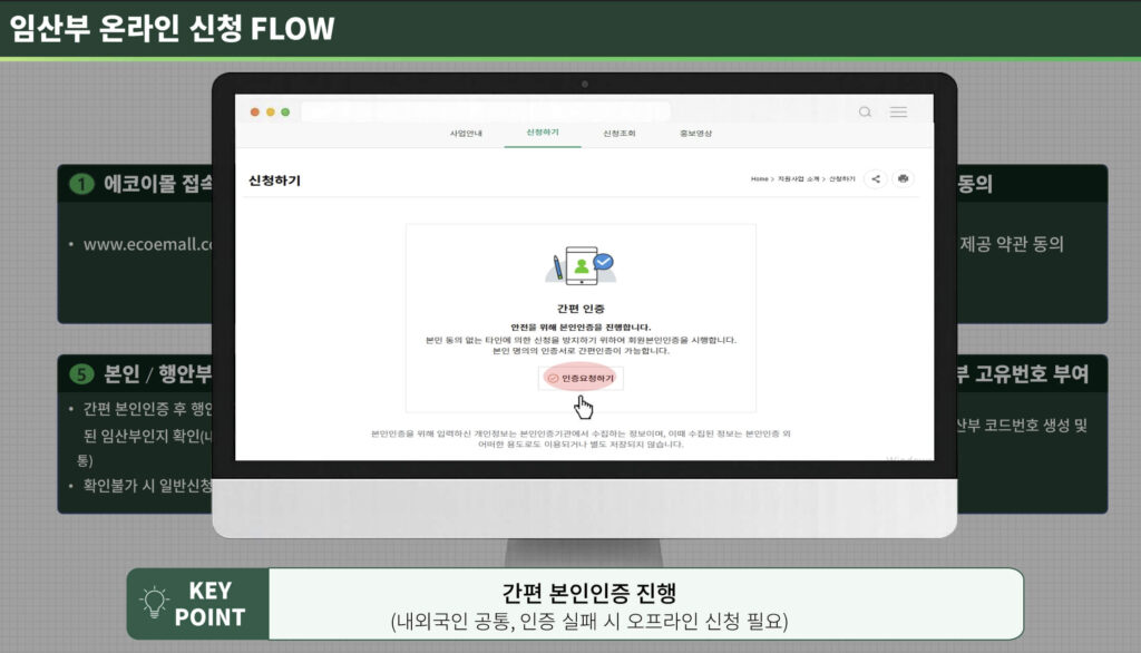 임산부 친환경 농산물 에코이몰 신청 방법