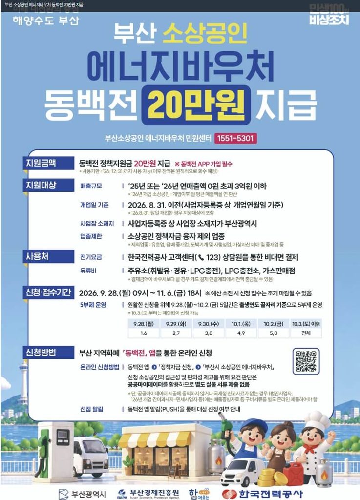 부산 소상공인 에너지바우처